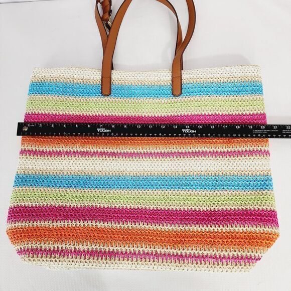 Nanette Lepore Stripe‎ Handbag Shoulder Bag Tote - Picture 6 of 7